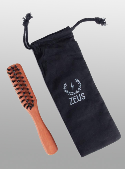 zeus brush and bag